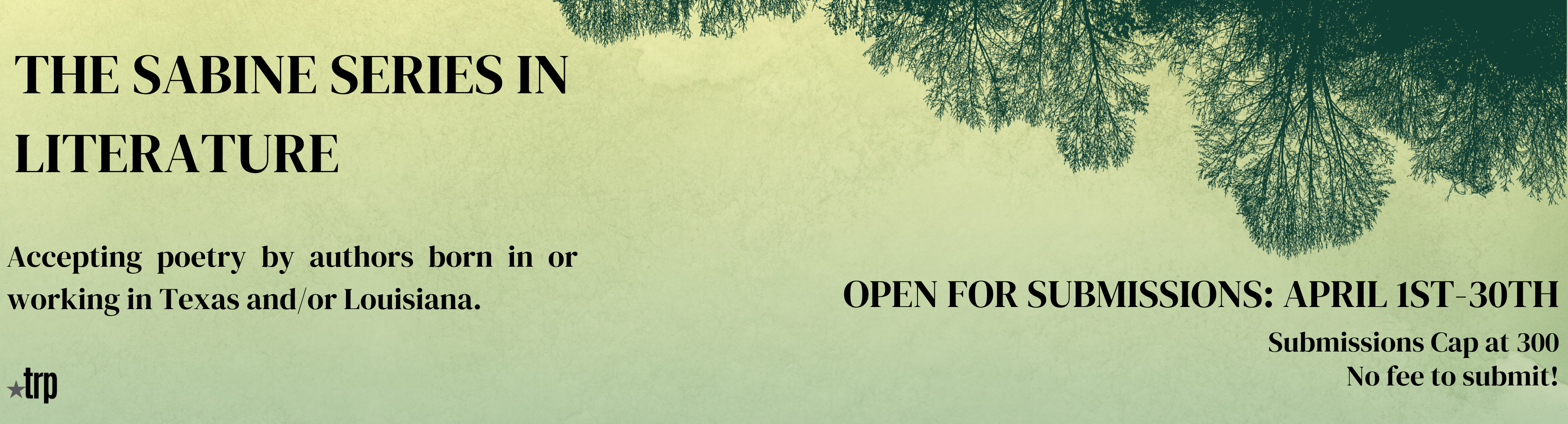 Banner: The Sabine Series in Literature (open for submissions)